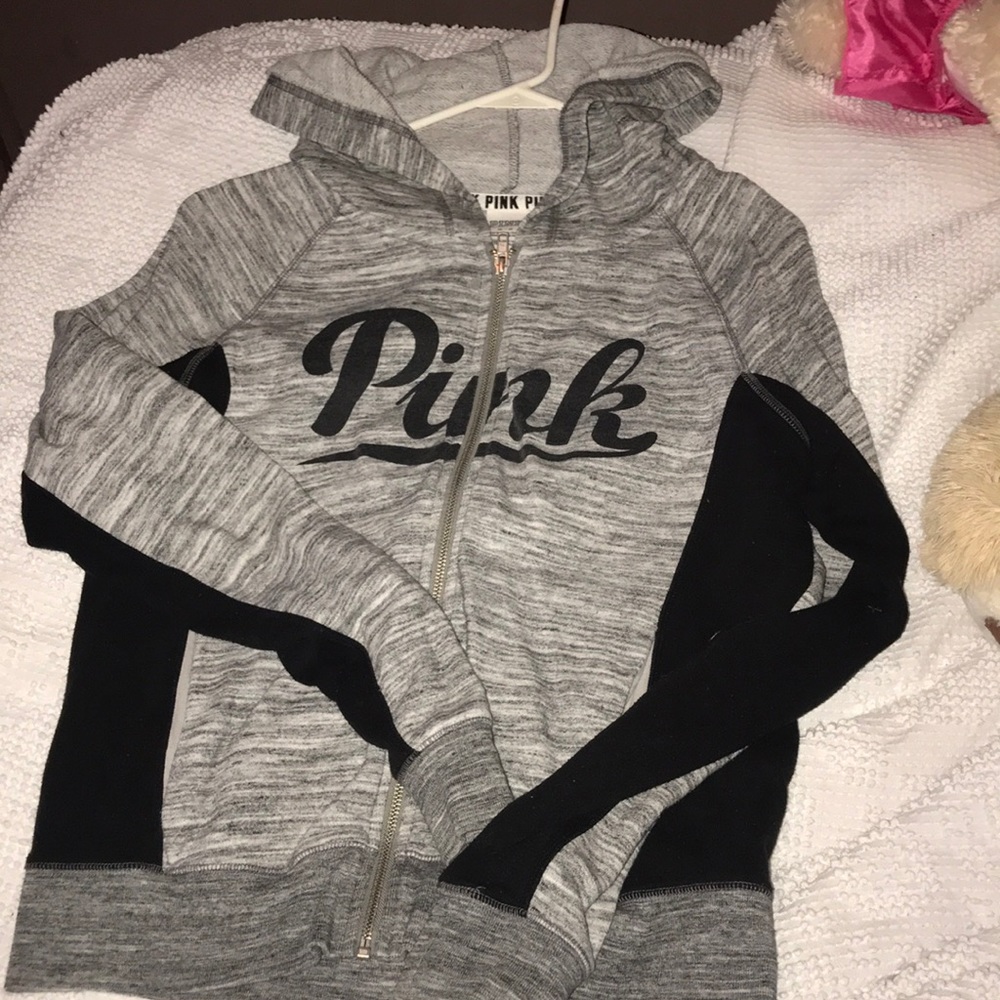 PINK zipper hoodie